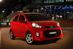 Red Kia Picanto Front Side Jpg