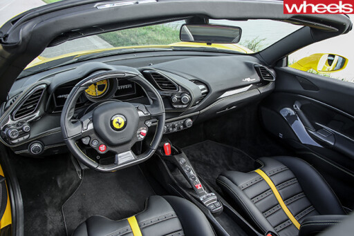 Ferrari 488 Spider Interior