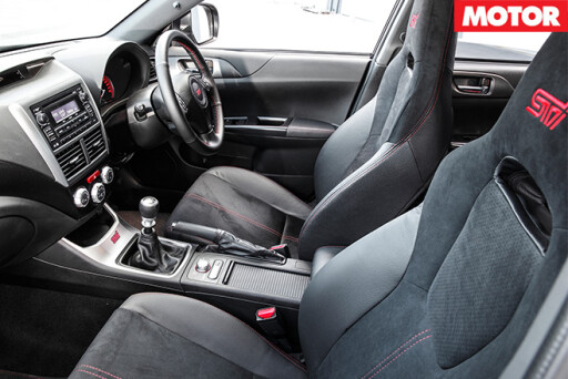 Subaru WRX STI interior