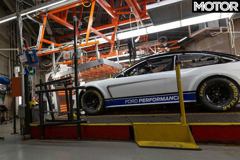 Ford Mustang NASCAR Revealed Production Line Jpg