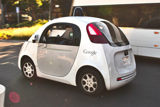 Google Self driving car rear