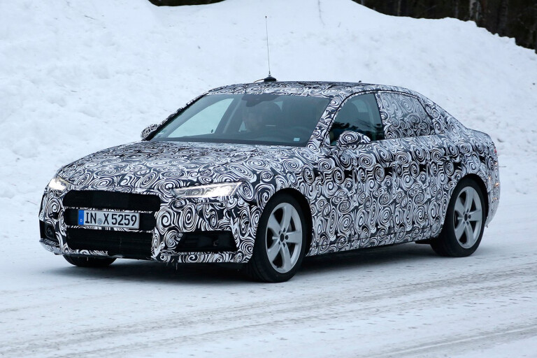 Audi A4 spy pics