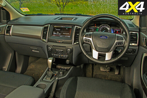 Ford Ranger XLT interior