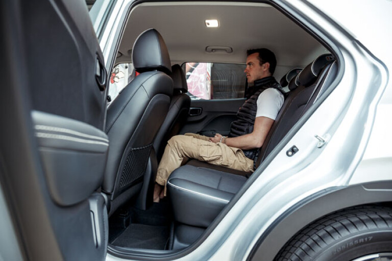 Hyundai Venue rear seat