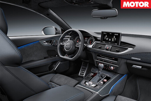 Audi rs7 performance interior