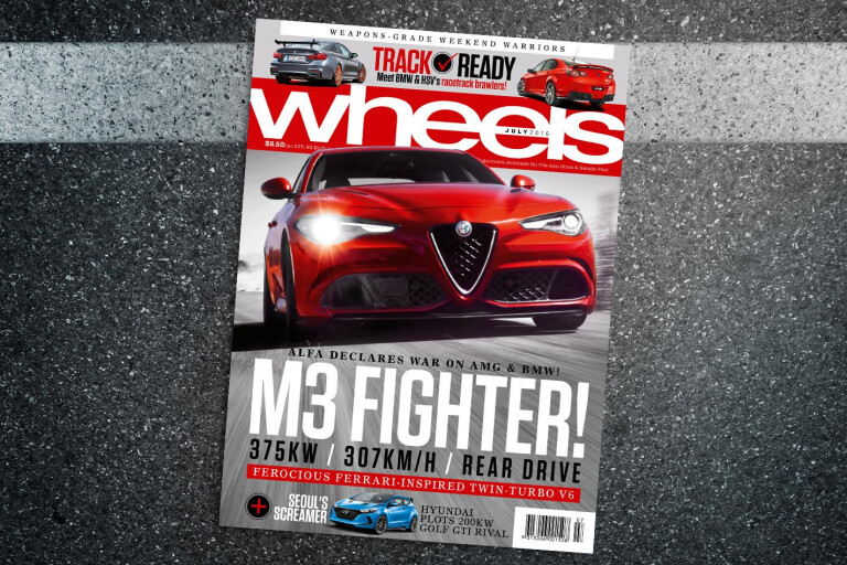 Wheels Magazine July Issue Cover 2016