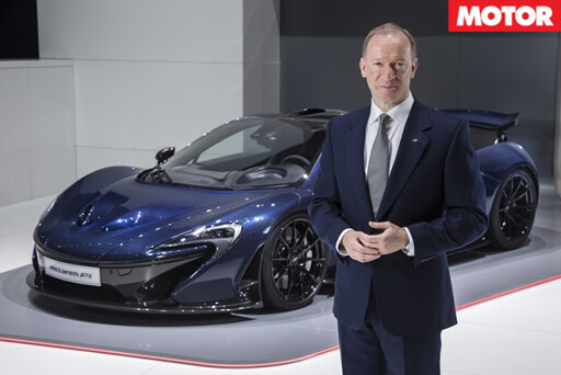 Mike Flewitt CEO of McLaren