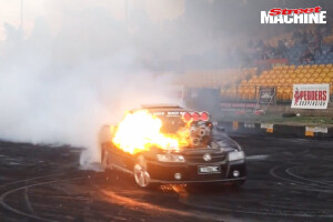 VZ Holden Ute Burnout Jpg