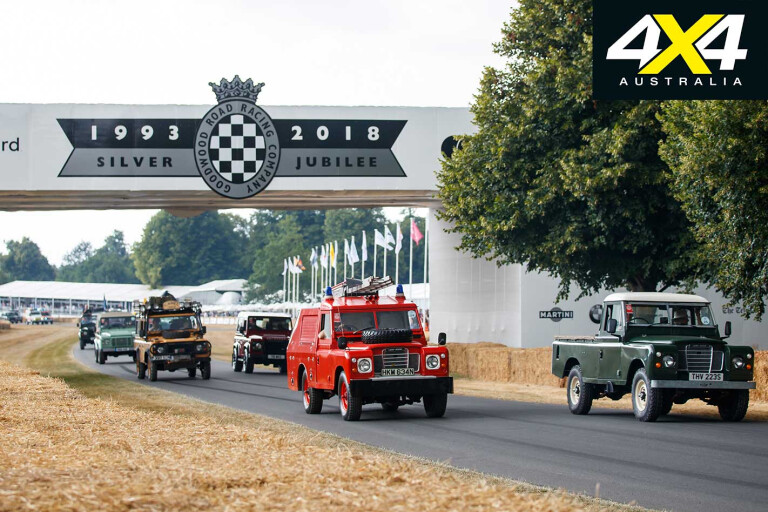 Land Rover 70 Years Parade Defender Variants Jpg