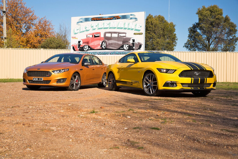 Ford Mustang vs Falcon XR8