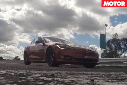 Tesla Model S P90D Acceleration Testing front