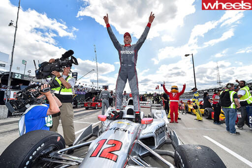 Power -standing -celebrating -Indycar