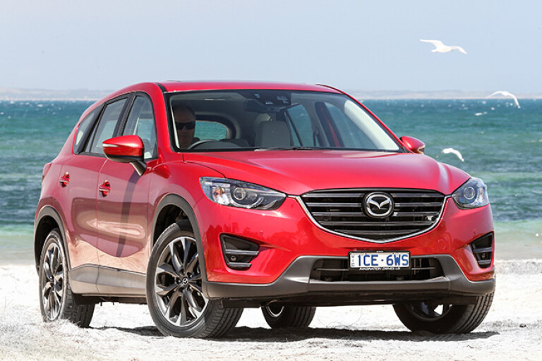 Mazda CX-5 red front