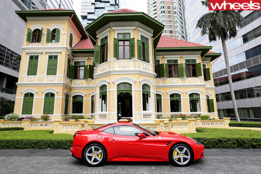 Ferrari -parked -outside -house