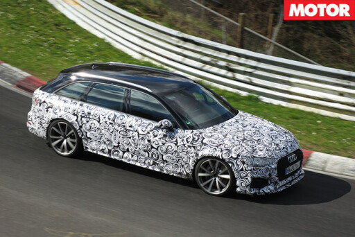 Audi -RS4-spied -testing