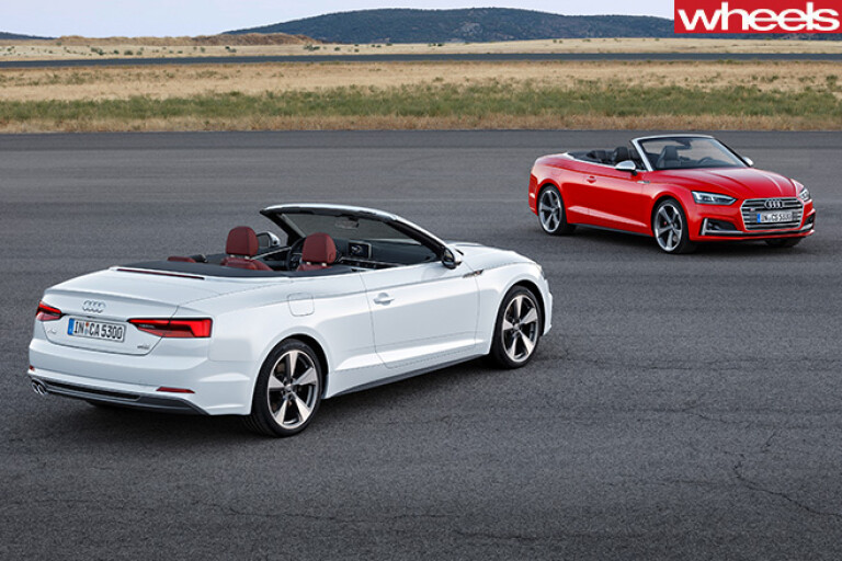 Audi -A5-cabriolet -and -S5-top -side