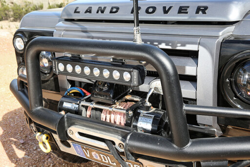 custom land rover defender 90 bullbar