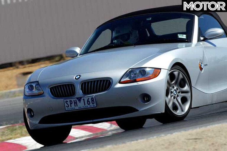 Performance Car Of The Year 2004 6th Place BMW Z 4 Cornering Jpg