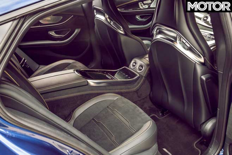2019 Mercedes-AMG GT63 S performance review rear seats