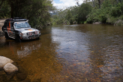 The Ingeegoodbee Track, The Murray River water crossing