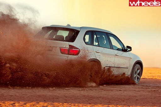 2011-BMW-X3-sand -drift