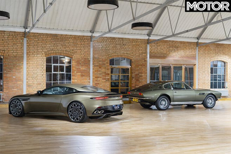 2019 Aston Martin DBS Superleggera OHMSS and 1969 DBS