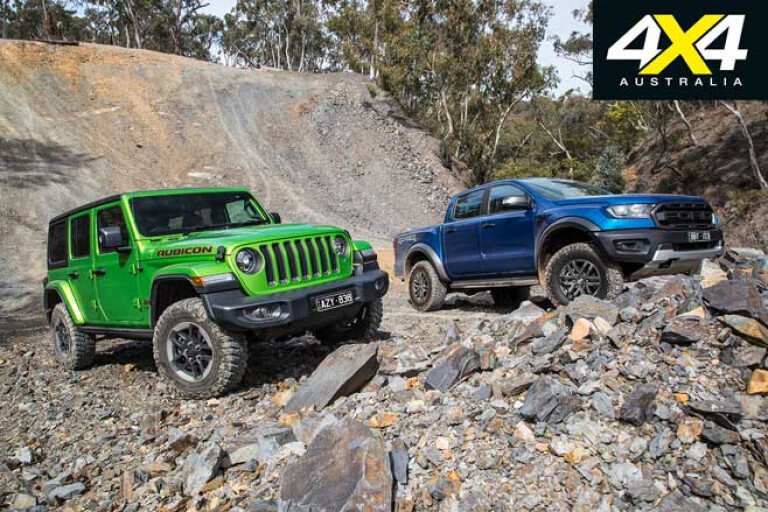  Comparación Ford Ranger Raptor vs Jeep Wrangler Rubicon