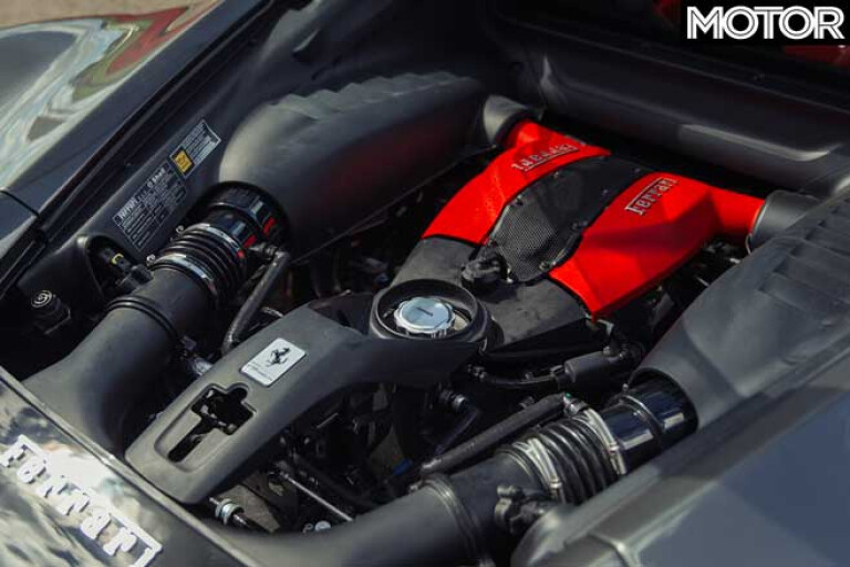 Ferrari F 8 Tributo Track Engine Jpg