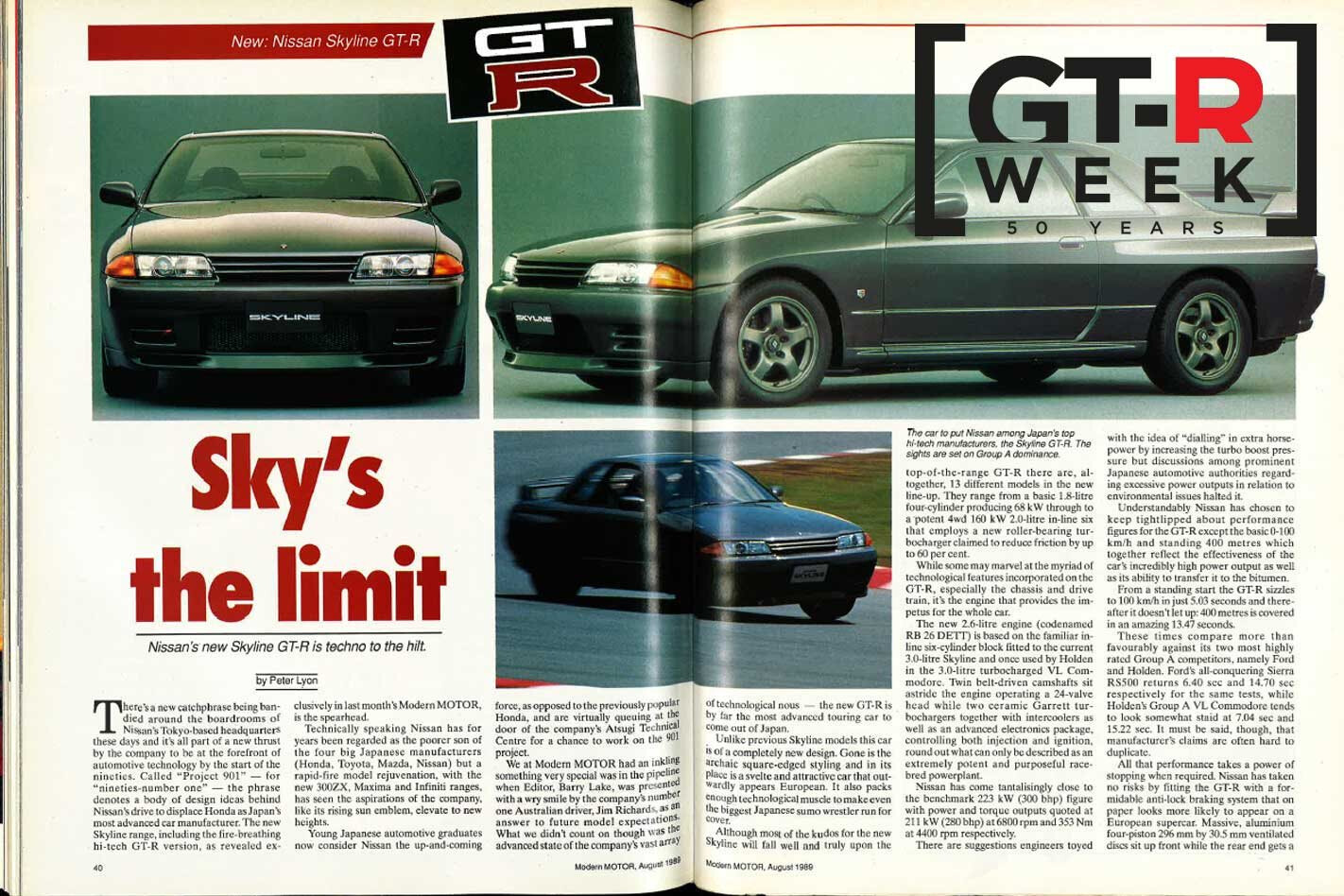 First Look At The 19 Nissan R32 Skyline Gt R 50 Years Of Gt R