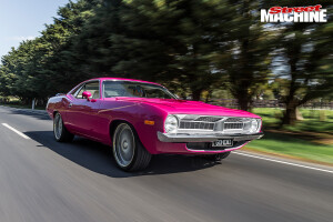 PINK 1972 PLYMOUTH BARRACUDA