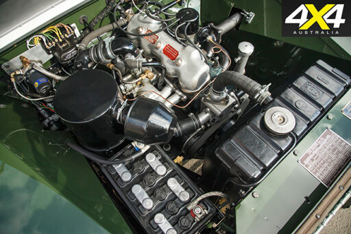 Land Rover Classic Reborn engine