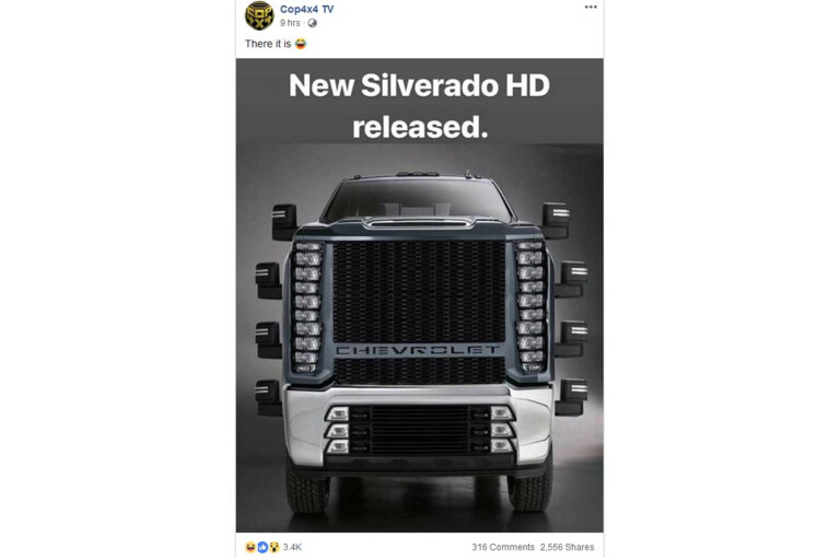 2020 Chevrolet Silverado HD Meme Jpg