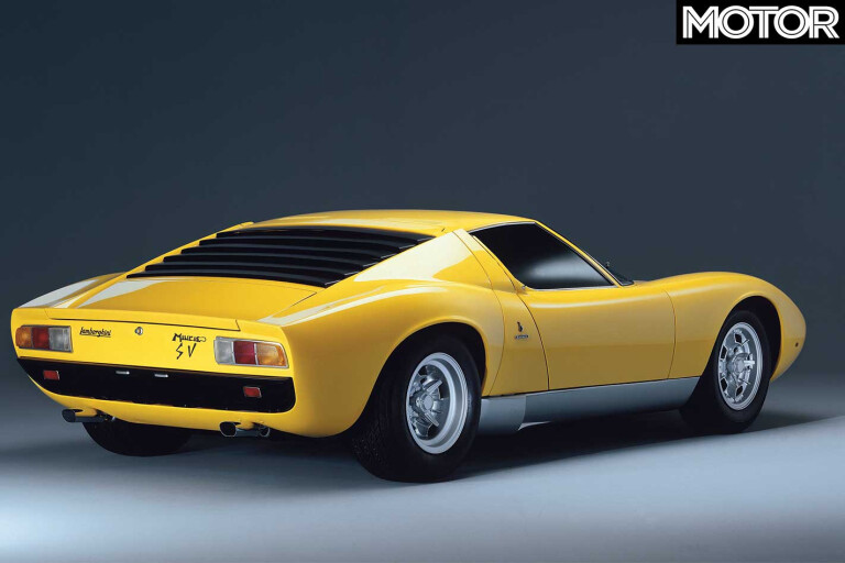 1971 Lamborghini Miura SV Rear Jpg