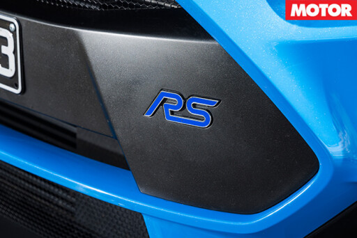Ford Focus RS badge