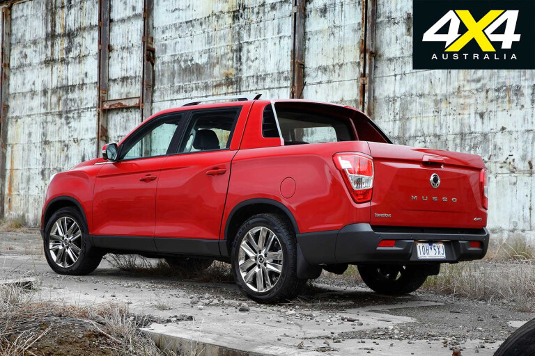 2019 Ssangyong Musso Dual Cab Ute Rear Static Jpg