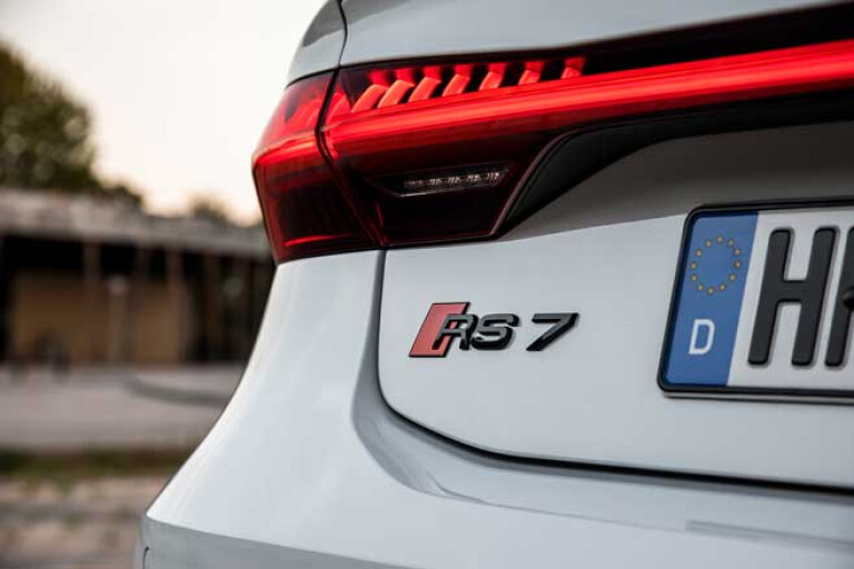 Audi RS 7 First Drive Review Badge Jpg