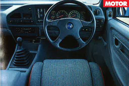 EB Falcon S XR6 interior