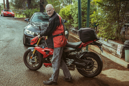 David Leyonhjelm motorbike