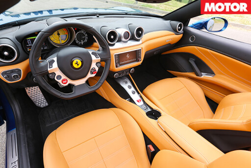 Ferrari California T interior