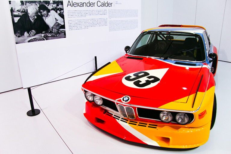 1975 BMW 3.0 CSL by Alexander Calder