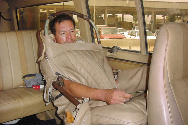 Ford disguised a man as a car seat to research self-driving