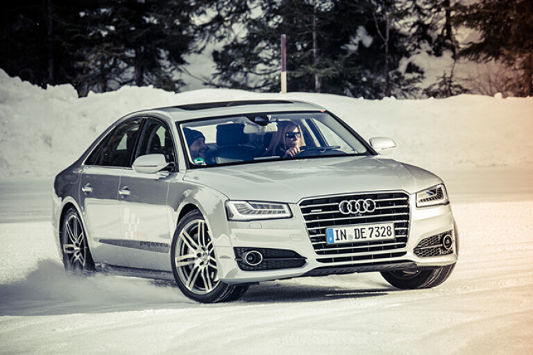 Audi Driving Experience- drifting ice