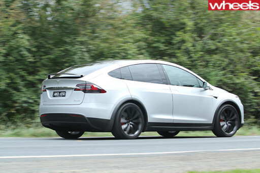 2017-Tesla -Model -X-rear -side