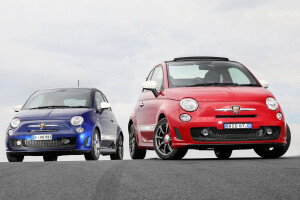Fiat 595 Abarth Front Blue Red Jpg