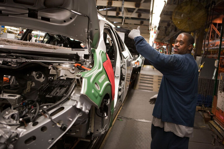 GM's Detroit-Hamtramck assembly line