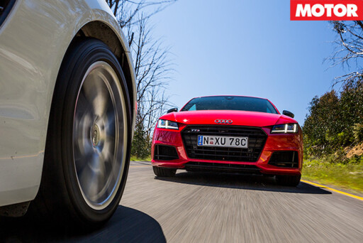 Audi chasing cayman