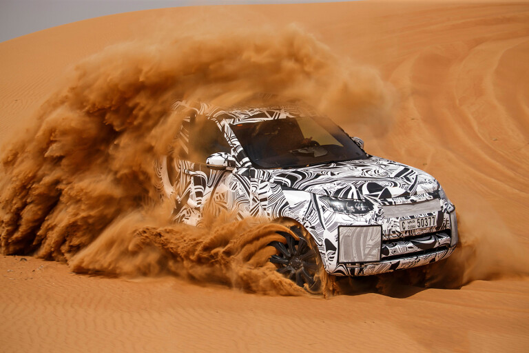 2017 Land Rover Discovery 5 prototype offroad testing