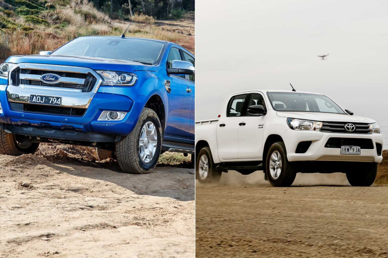 VFACTS Hilux Ranger best-selling 4x4s