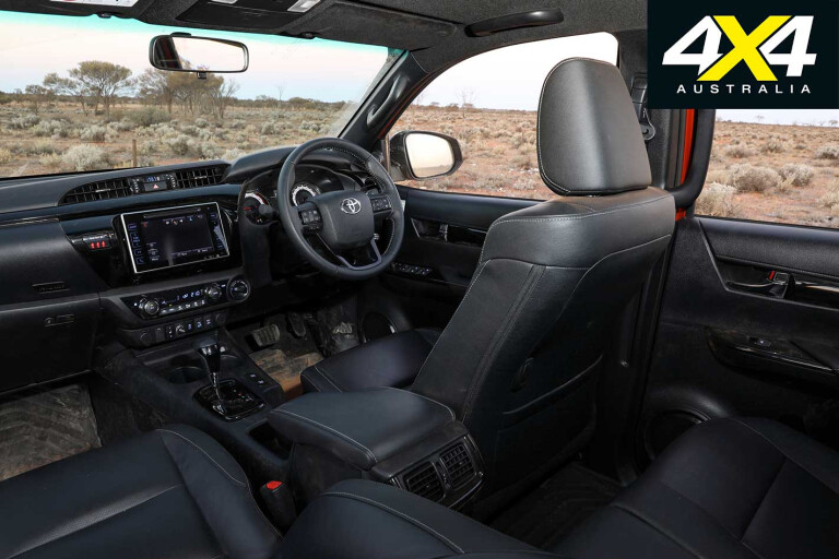 Outback Comparison Toyota Hilux Rugged X Interior Jpg