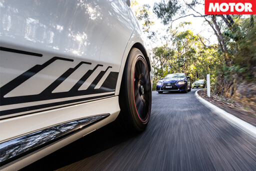 HSV-GTS-vs -Mercedes -AMG-C63-S-vs -Lexus -GS-Fdriving